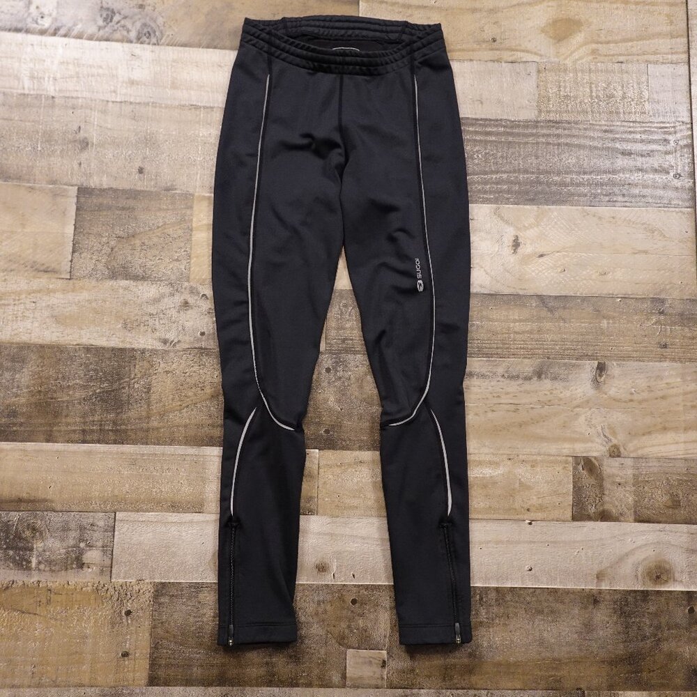 Sugoi SubZero Zap Tight Men’s Medium Black Thermal‎ Cycling Reflective
